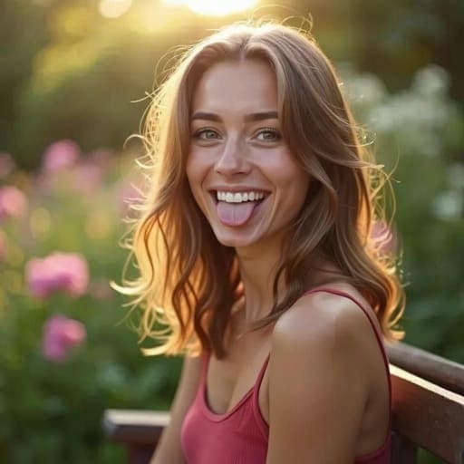 Playful face