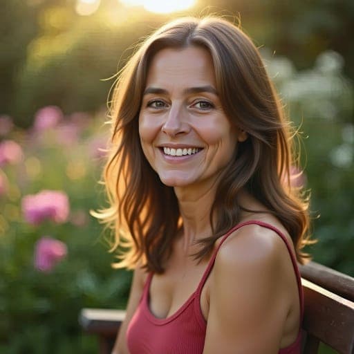 Anonymize Face With Age Change to Mid Aged