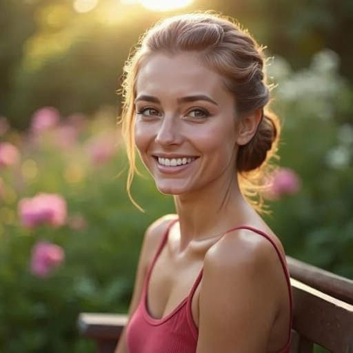 Change hairstyle to french twist