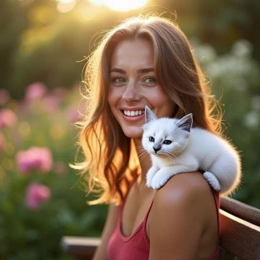 Place On Cute Kitten