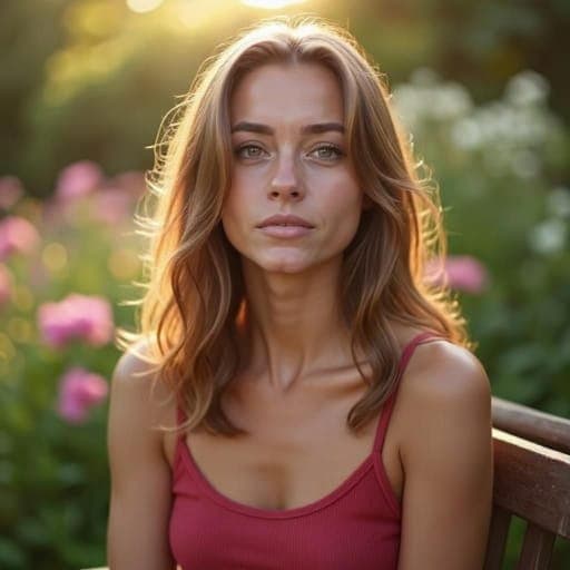 Chin Tucked with Upward Eyes Pose