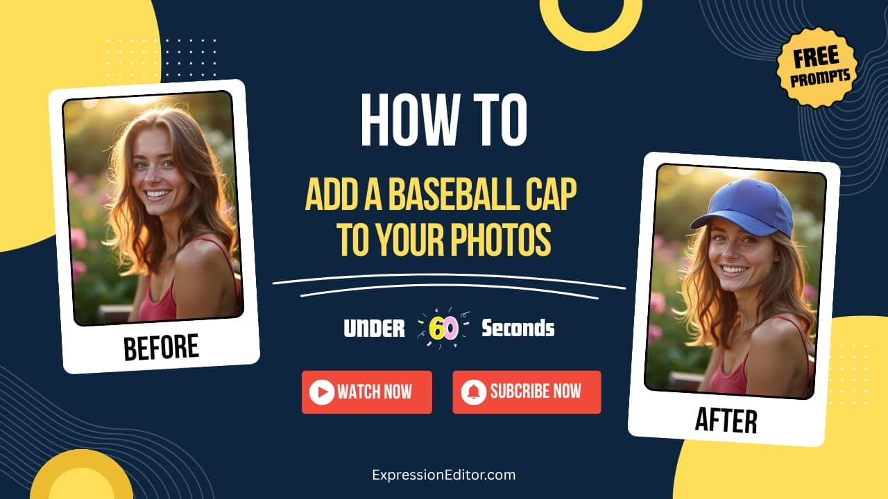 How to Add a Baseball Cap to Your Photos With AI