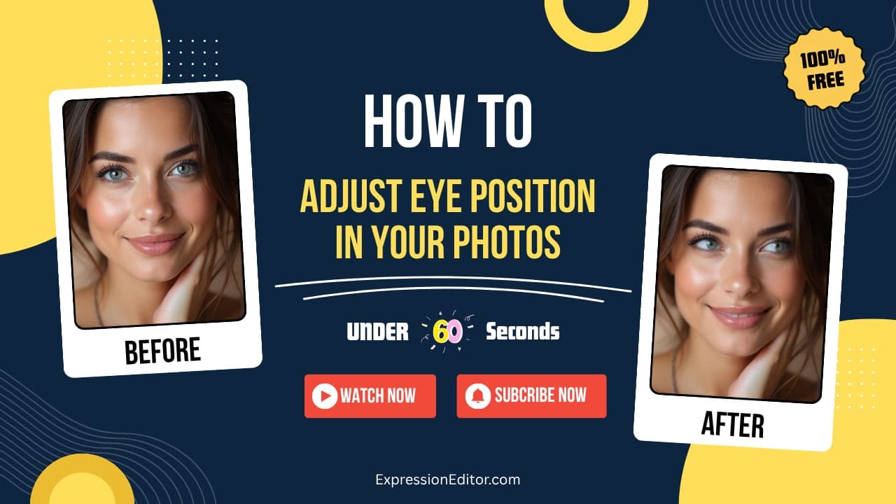 How to Adjust Eye Position in Your Photos With AI