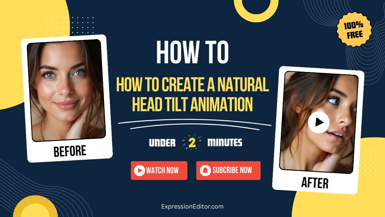 How to Create a Natural Head Tilt Animation with AI