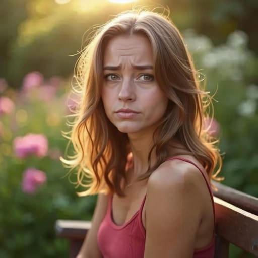 After Annoyed face