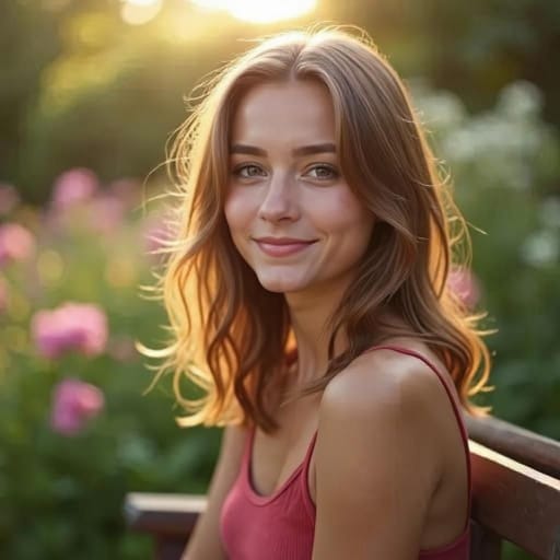 A shy face generated by AI