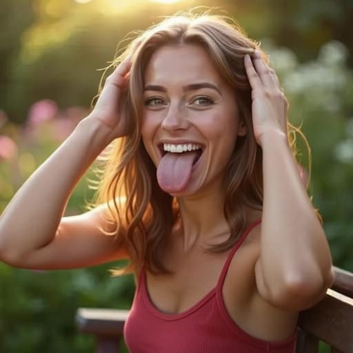 A silly face generated by AI