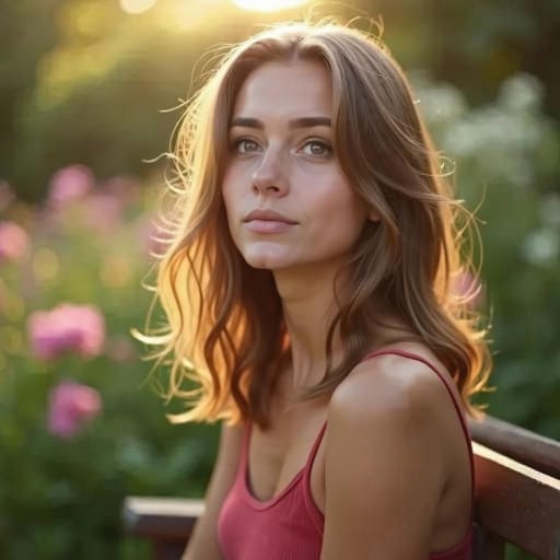 A thoughtful face generated by AI, the story's turning point.