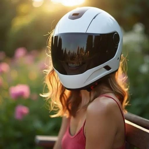 After Anonymize Face With Helmet
