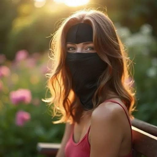 After Anonymize Face With Ninja Mask