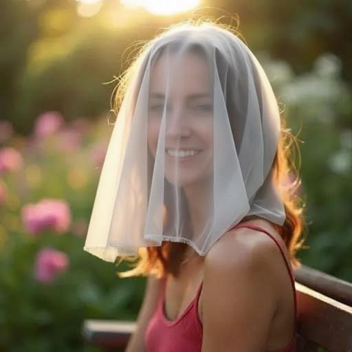 After Anonymize Face With Veil