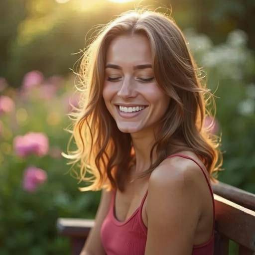 After Relaxed Grin Expression