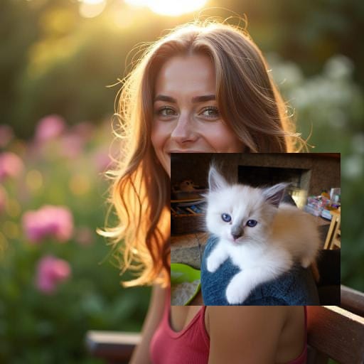 Before Place On Cute Kitten