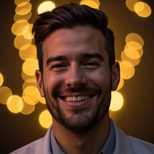 After Golden Bokeh Lights