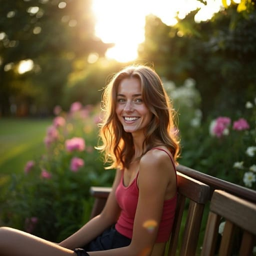 After Garden Sunset Scene Expansion