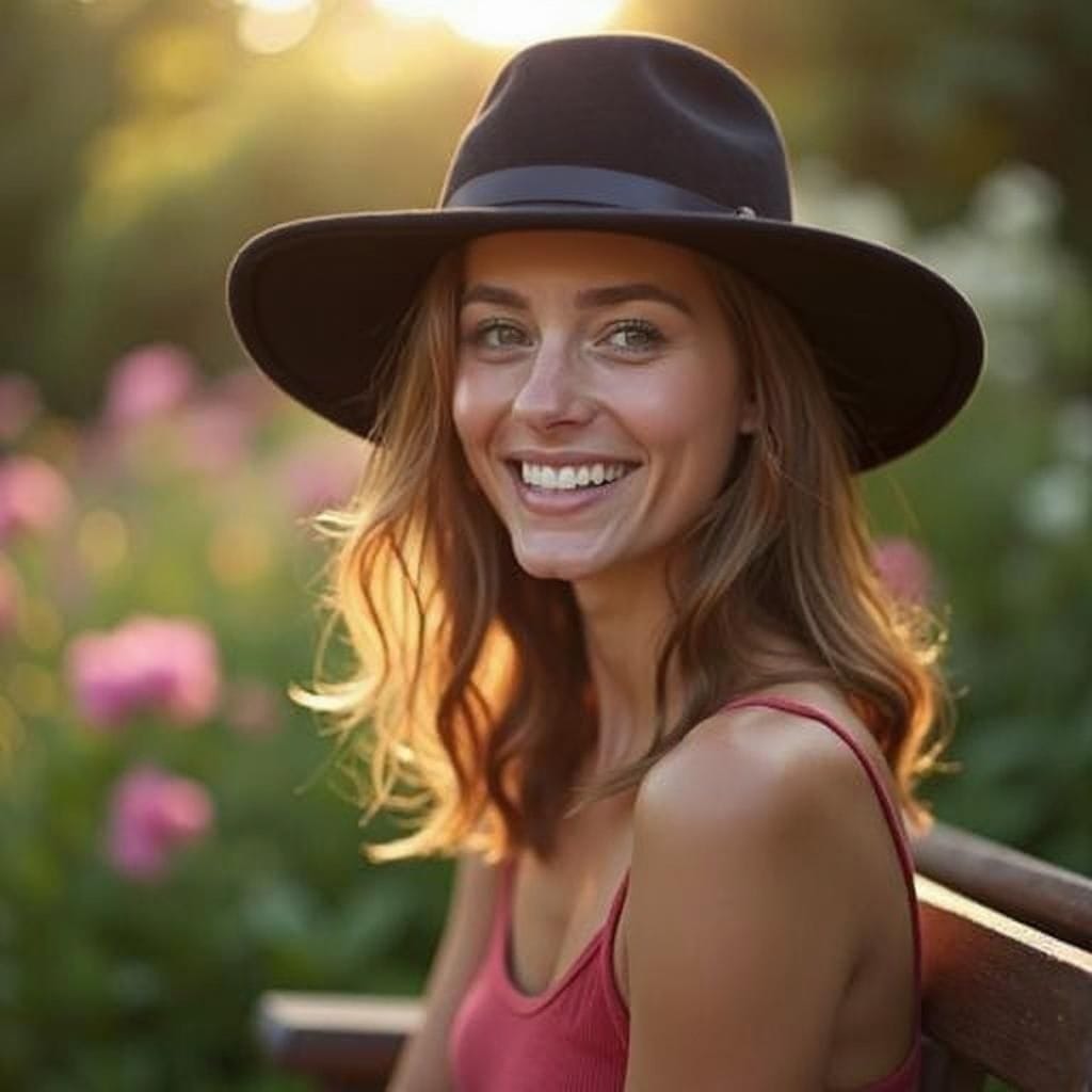 After How to Add a Wide-Brim Hat to Your Photos With AI