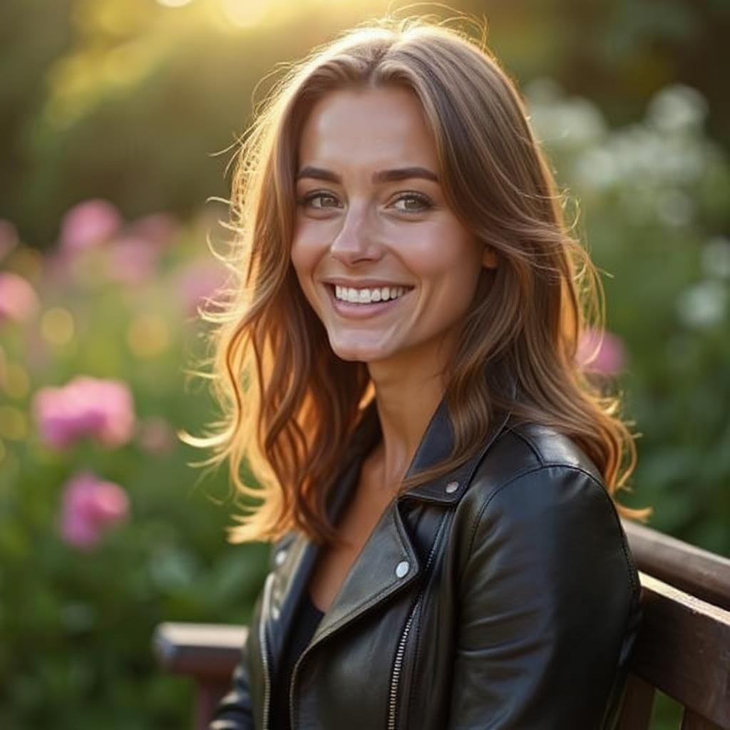 After How to Change Your Clothing to a Black Leather Jacket in a Photo With AI